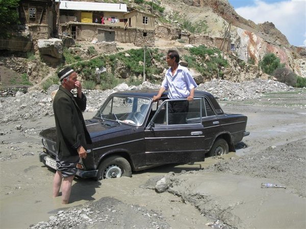 Stuck in the bloody mud and bloody confused, Tajikistan