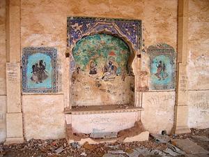 Defaced Maharaja Paintings