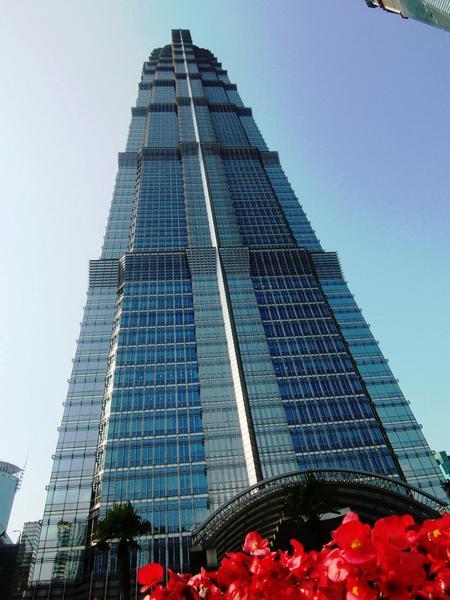 The Jin Mao Building in Shanghai/Pudong
