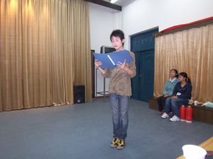 A poetry and drama competition of the English Department