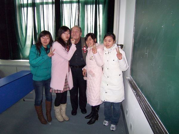 The student in pink made it clear what was going to happen if I did not return next semester.