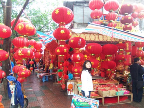 Red Lanterns will brighten the homes of the Chinese.