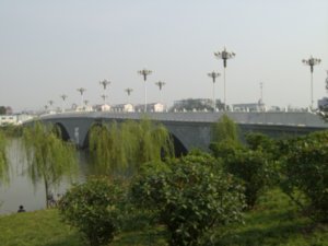 Taizhou's newest bridge is only one year old.