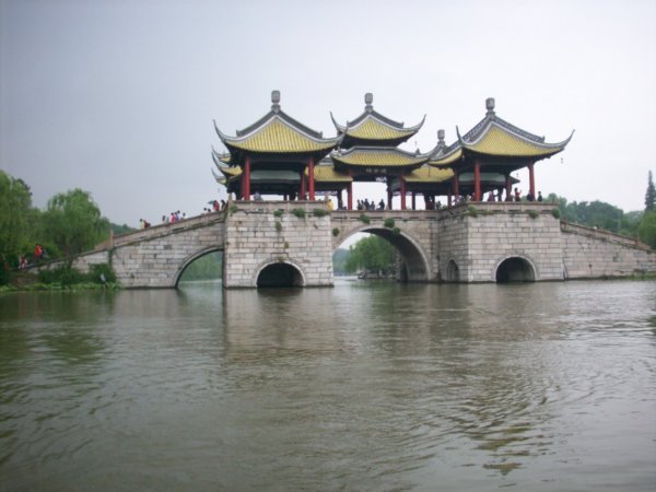 The Five-pavilion Bridge is an impressive and unique structure.