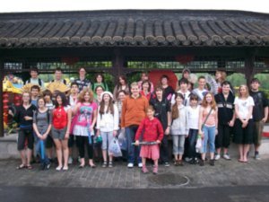 German students visit Taizhou Teachers College.