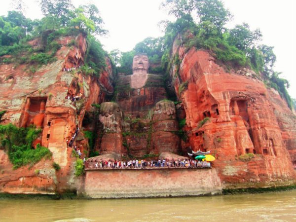 Sichuan is also the home of this spectacular Giant Buddha, the Great Dafo.