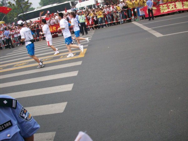 My college prepares for the Torch-Relay, Photo #43