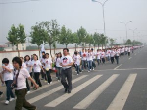 My college prepares for the Torch-Relay, Photo #12