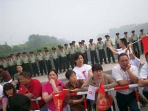 My college prepares for the Torch-Relay, Photo #17
