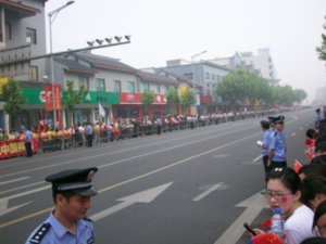 My college prepares for the Torch-Relay, Photo #23