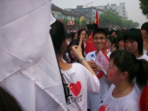 My college prepares for the Torch-Relay, Photo #28