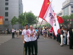 My college prepares for the Torch-Relay, Photo #34