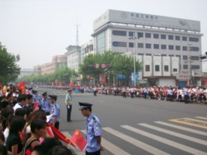 My college prepares for the Torch-Relay, Photo #36
