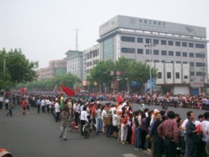 My college prepares for the Torch-Relay, Photo #38