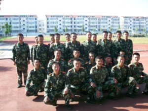 Group Photo of the PLA soldiers, who are training our TTC Students.