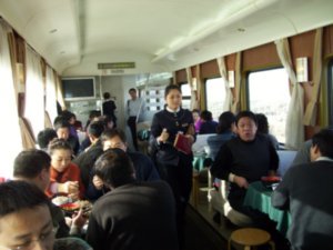On the train back from Harbin to Taizhou, Photo #1