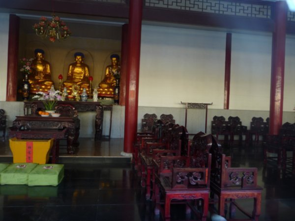 Buddhist Temple in the Mountains of Yixing County, Jiangsu.