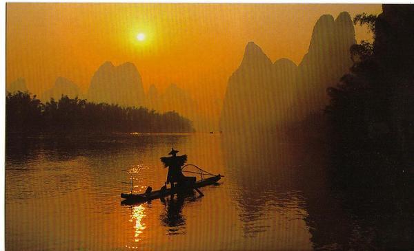 A glorious evening in Guilin
