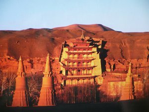 A Stunning Sight for the Ancient Travelers along the Silk Road.