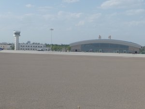 The new airport of Dunhuang, Gansu