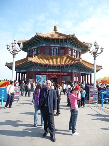 HUILAI PAVILION AT THE END OF THE ZHANQIAO PIER