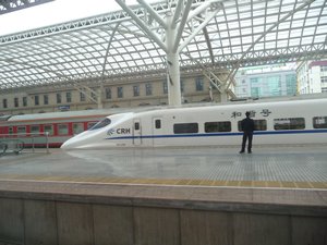 I WISH I HAD TAKEN THIS HIGH-SPEED TRAIN, BUT NOT YET AVAILABLE FROM TAIZHOU TO QINGDAO.