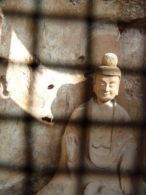 Ancient stucco figures on Maiji Shan, #1