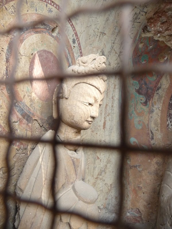 Ancient stucco figures on Maiji Shan, #2