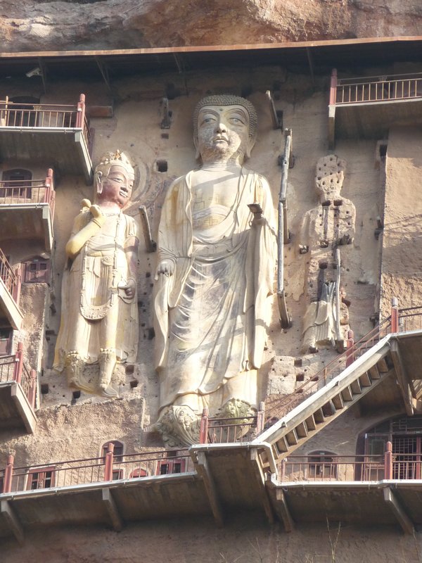  Buddha rising 53-ft. (16-m) at Maiji Shan.
