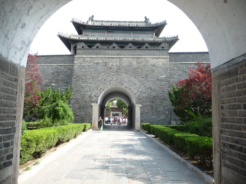 We enter the protective walls of the Confucius Temple compound.