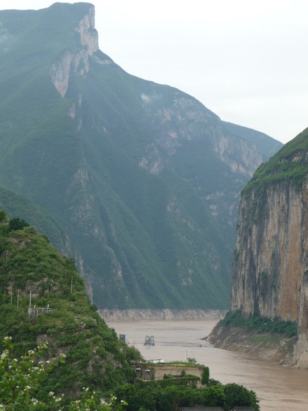 The Three Gorges, with water-levels now raised by some 575 feet with the construction of the Three Gorges Dam, are still an impressive adventure