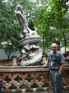 Wonderful ancient fountains and mythical sculptures grace the courtyards.