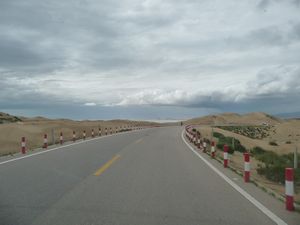 I return to the capital of Qinghai Province, Xining through the fabled Qinghai desert.