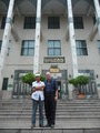 At the entrance of the Great Mosque of Xining, Qinghai, I thanked this local Muslim man for all the information and kindness he showed me during my visit to his great house of prayer.