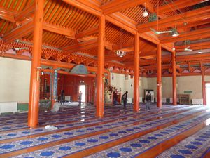 By 2pm, the prayer hall will be filled to capacity for Friday prayers.