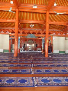 Few non-muslim are permitted to enter the interior of the prayer hall of the Great Mosque of Xining.