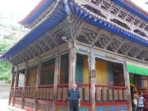 There are many dozens of brightly painted temples in every corner of the Ta'er Si Temple compound.