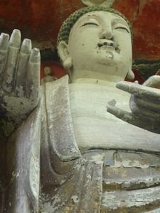 Close-up of the Pilusheha Buddha