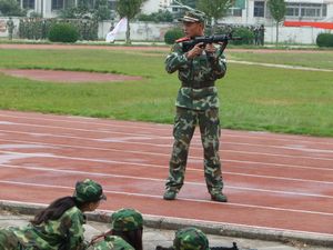 Close-up of PLA Officer.