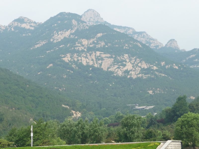 A view of Tai Shan (Tai Mountain), Shandong Province, China