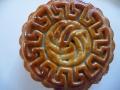 Shape and decoration of baked Moon Cake