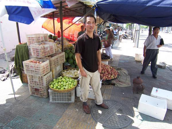 My fruit vendor, before...