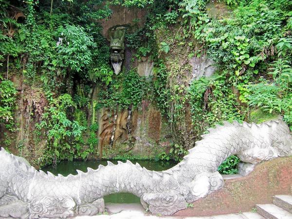 Dragon guarding the water supply