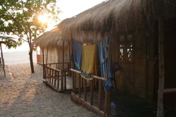 Our hut at "OM" in Agonda