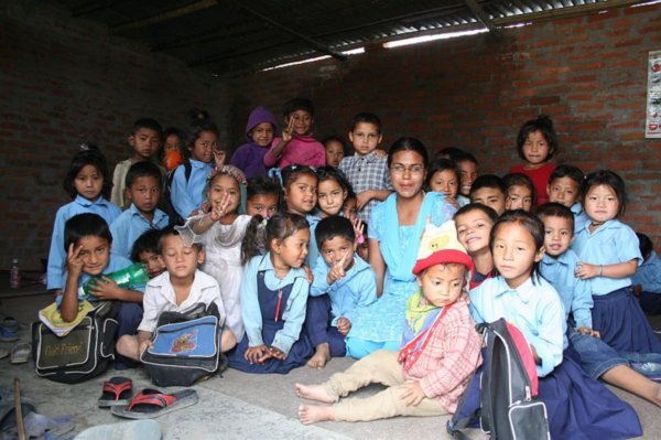 Squatters' school Kathmandu