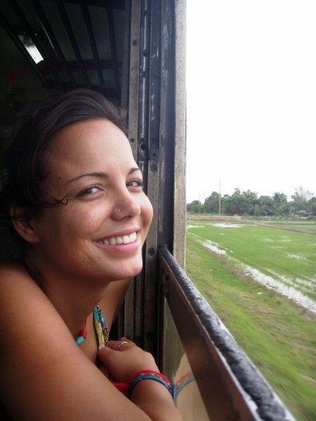 In the train to Chiang Mai