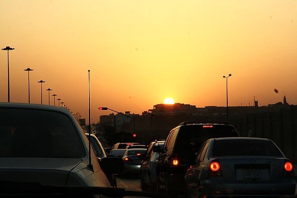 Sunset in Riyadh
