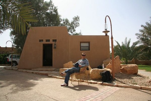 Andy chilling infront of our hacienda