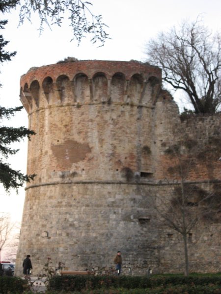 Cornor of the walls of San Gimignano
