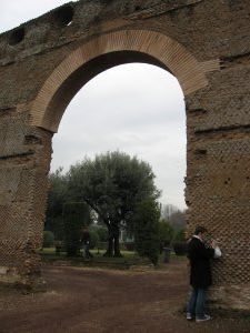 Arch entry to ruins
